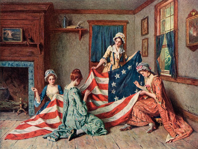 Birth of the flag by Henry Mosler
