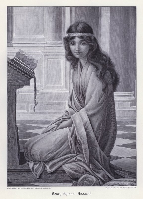 Prayer by Henry Ryland