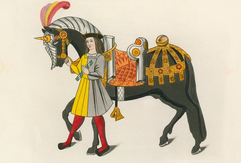 Horse and Attendant by Henry Shaw