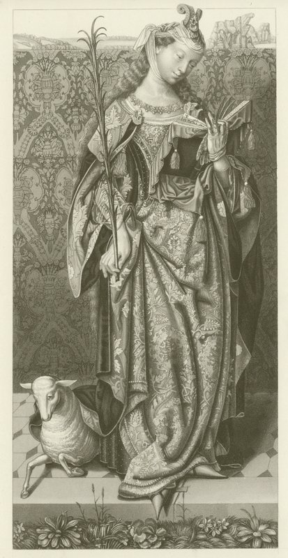 Saint Agnes by Henry Shaw