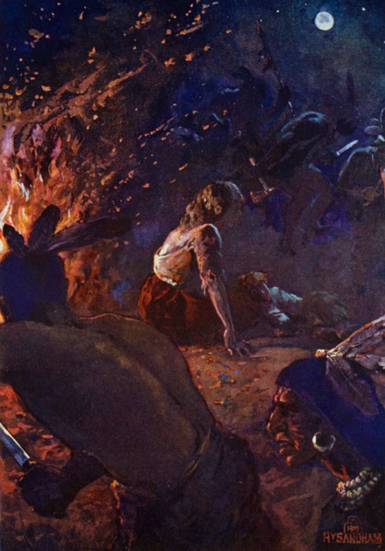 Indian Revelry by Henry after Sandham