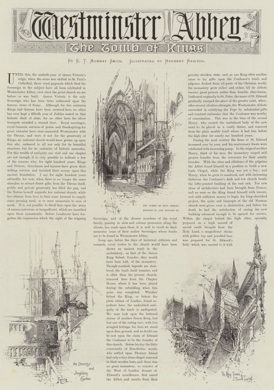 Westminster Abbey by Herbert Railton