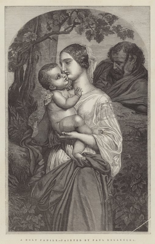 A Holy Family by Hippolyte Delaroche