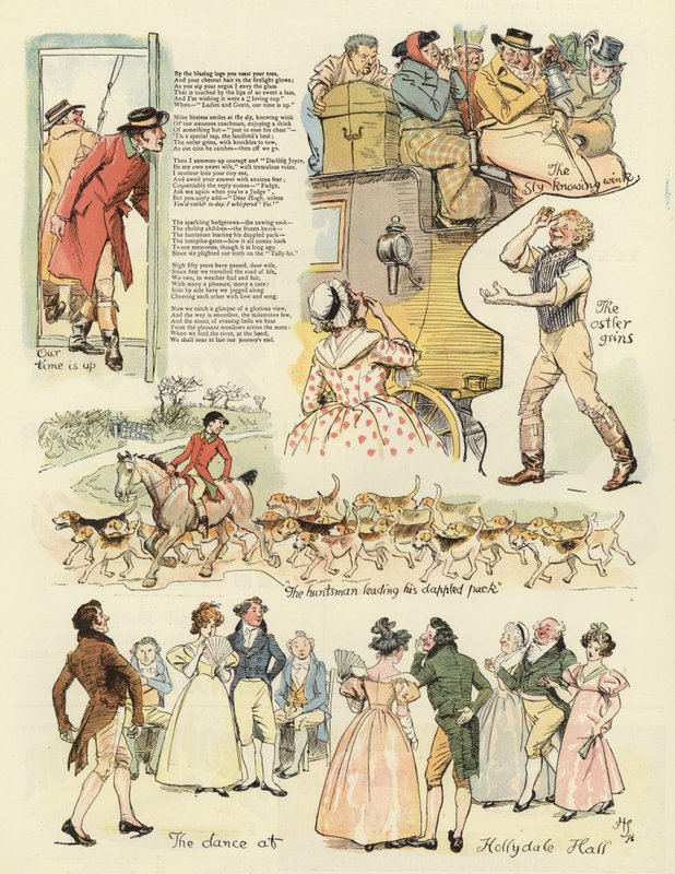 A Coaching Idyll by Hugh Thomson