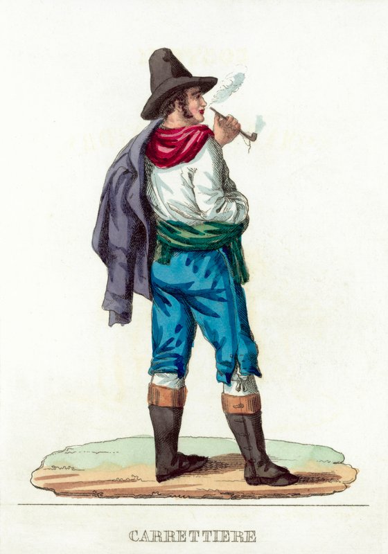 Carrettiere by Italian School