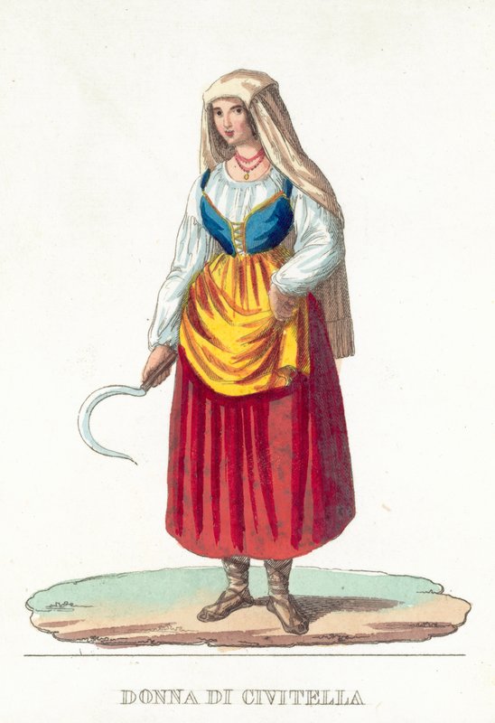 Donna Di Civitella by Italian School
