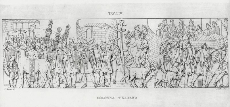 Trajan’s Column by Italian School