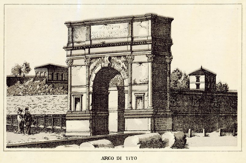 Rome: Arch of Titus by Italian School