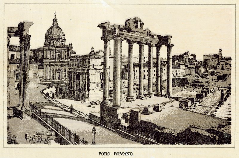 Rome: Roman Forum by Italian School