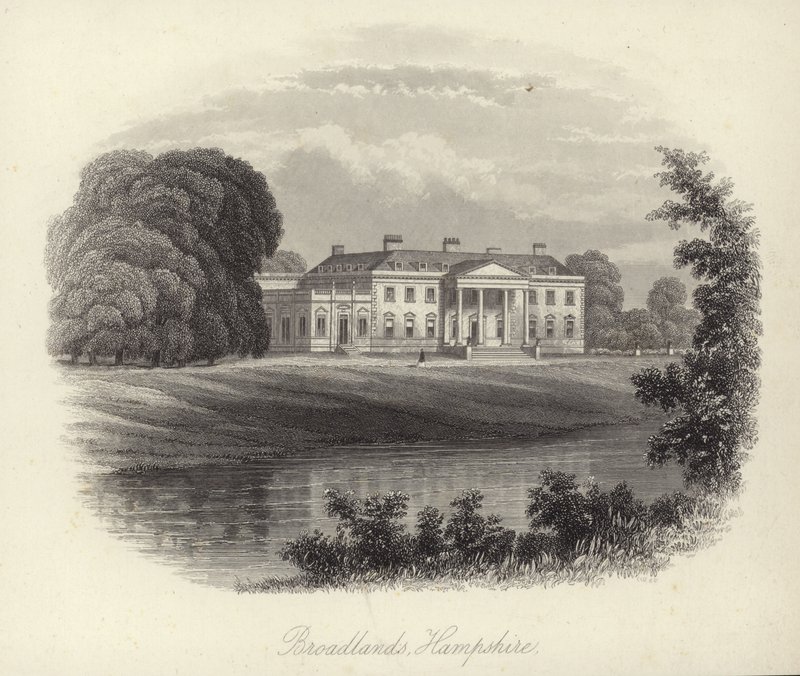 Broadlands Hampshire by J.P. Neale