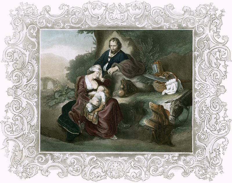 The Flight into Egypt by J. Bol