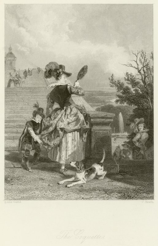 The Coquette by Jacques Louis David