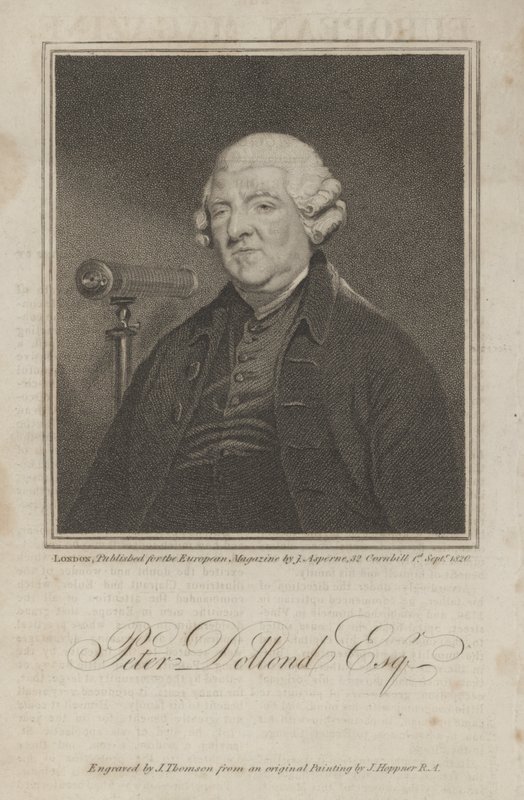 Peter Dollond, Esq by James Thomson