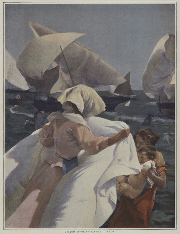 The Bath by Joaquín Sorolla