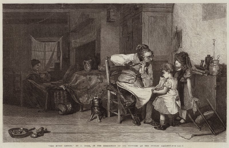 The Music Lesson by John Burr