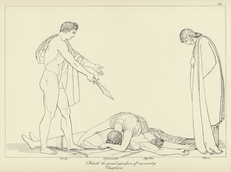 Orestes by John Flaxman