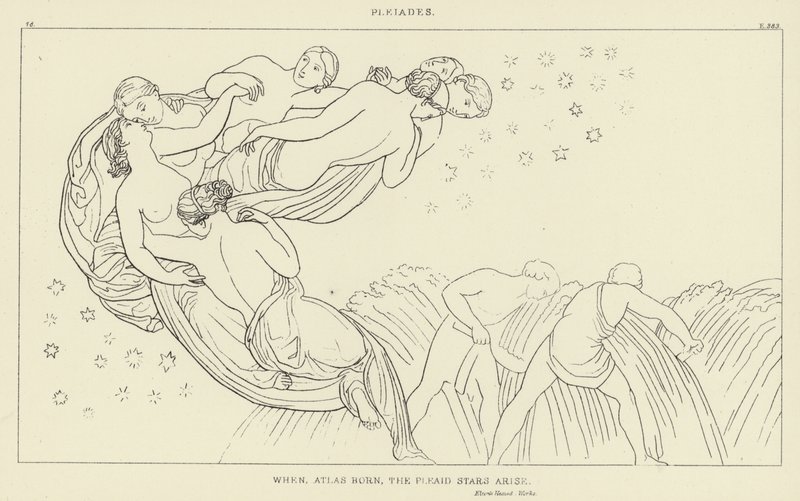 Pleiades by John Flaxman