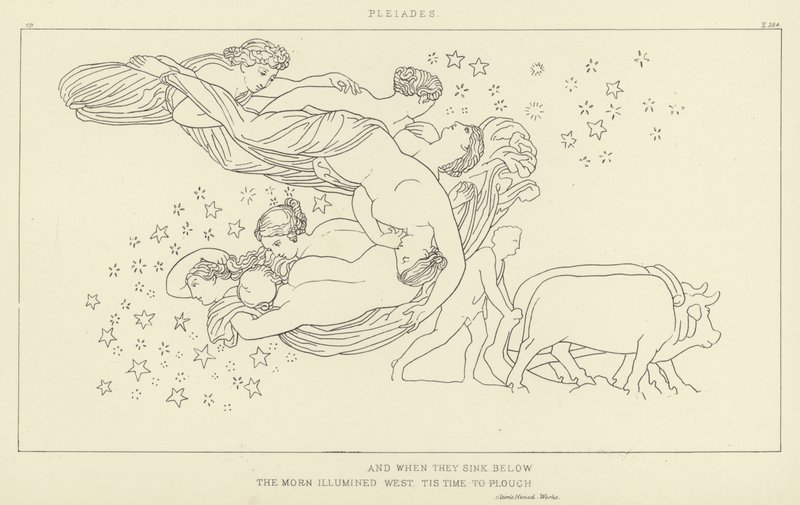 Pleiades by John Flaxman