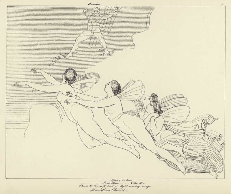 Prometheus Chained by John Flaxman