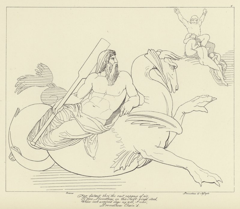 Prometheus Chained by John Flaxman