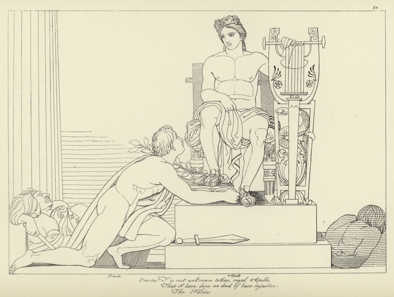 The Furies by John Flaxman