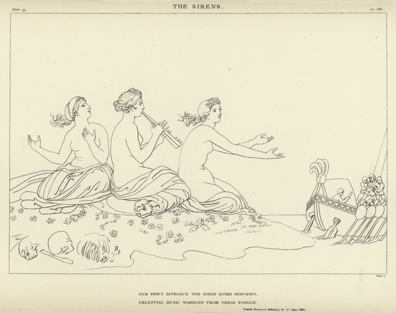 The Sirens by John Flaxman