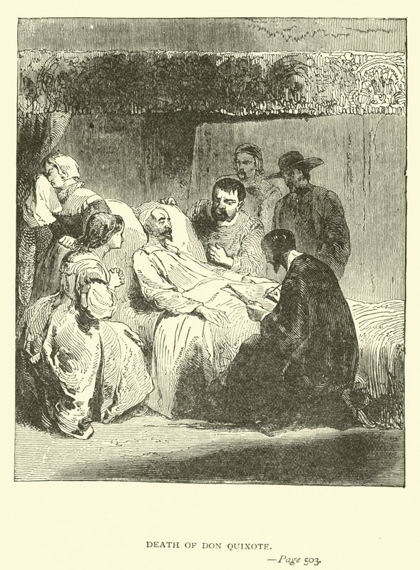 Death of Don Quixote by John Gilbert