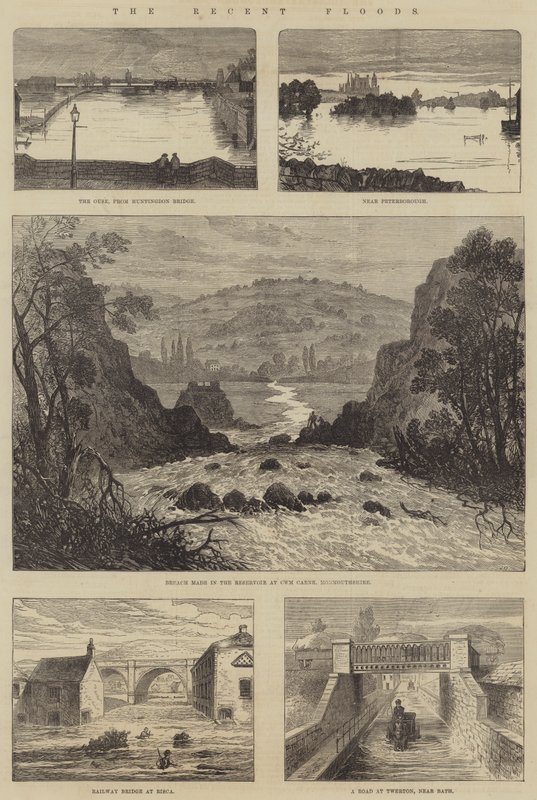 The Recent Floods by John Gilbert