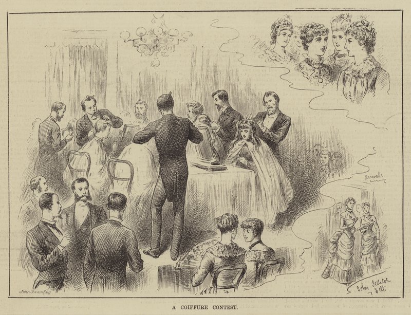 A Coiffure Contest by John Jellicoe