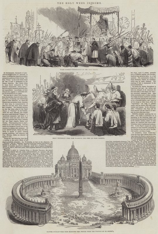 The Holy Week in Rome by John Gilbert