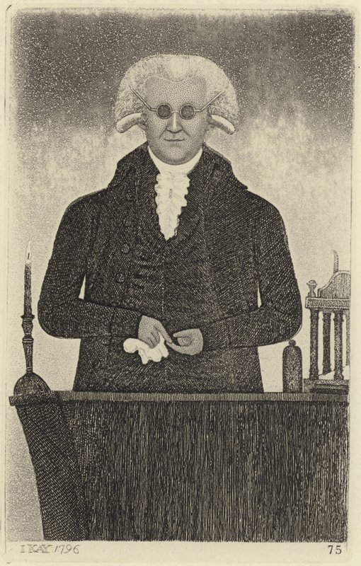 Portrait of Henry Moyes by John Kay
