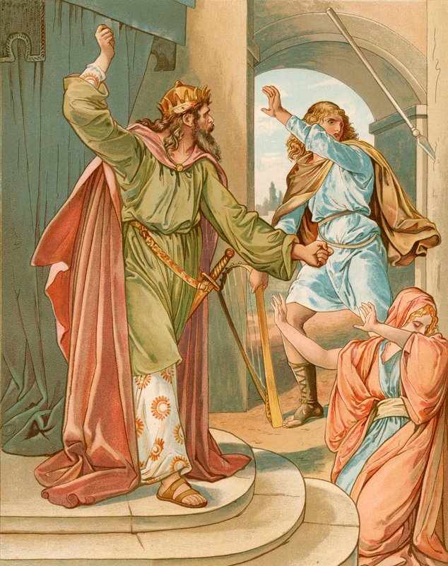 Saul and David by John Lawson