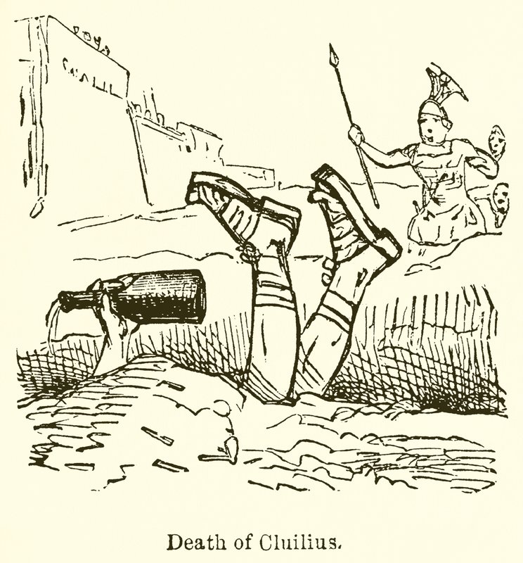 Death of Cluilius by John Leech