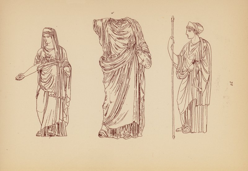 Ancient Greek Female Costume by John Moyr Smith