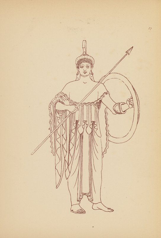 Ancient Greek Female Costume by John Moyr Smith