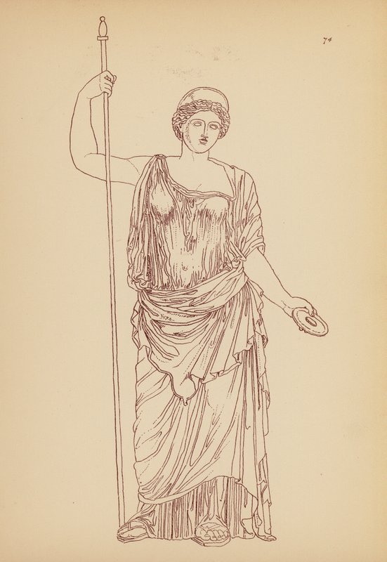 Ancient Greek Female Costume by John Moyr Smith