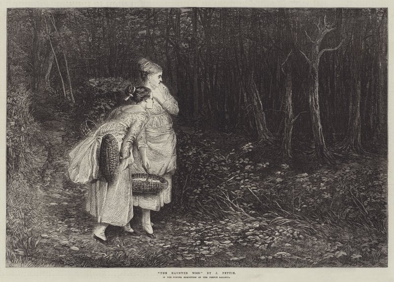 The Haunted Wood by John Pettie