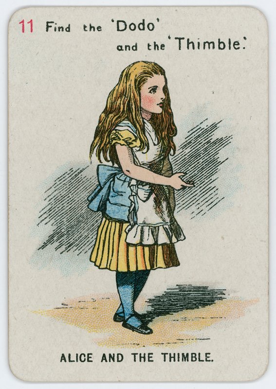 Alice and the Thimble by John Tenniel