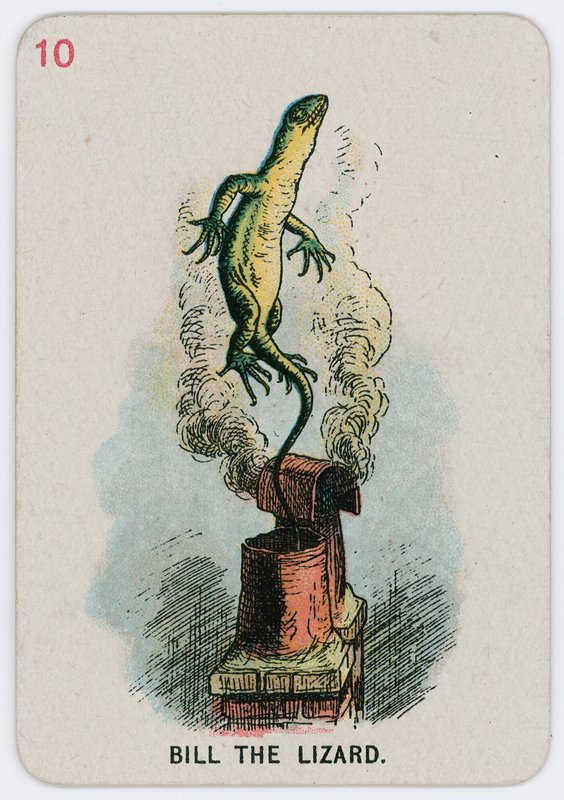 Bill the Lizard by John Tenniel