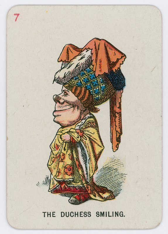 The Duchess Smiling by John Tenniel
