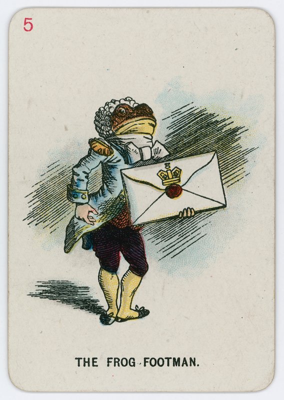 The Frog-Footman by John Tenniel