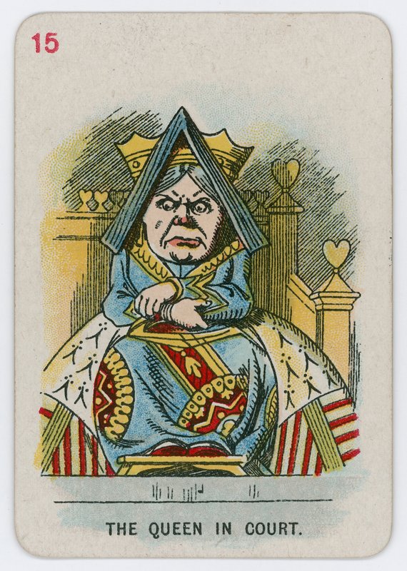 The Queen in Court by John Tenniel