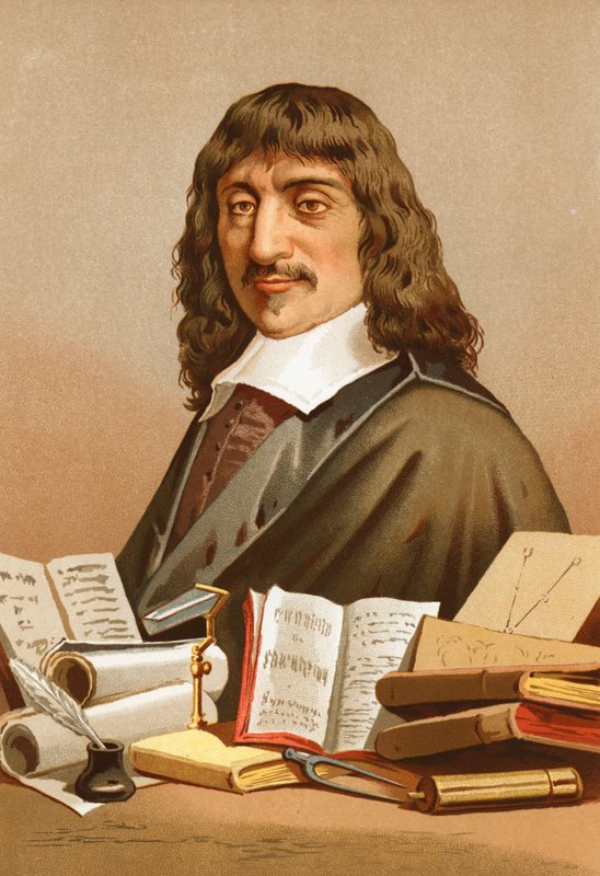 Rene Descartes by Jose Armet Portanell