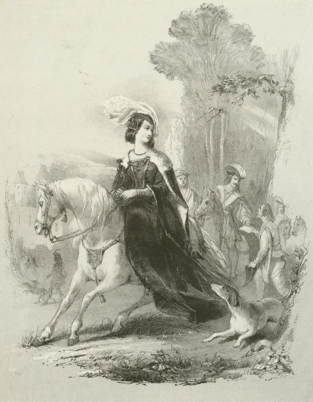 Fair Rosamond by Joseph Nash