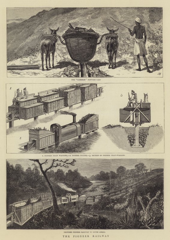 The Pioneer Railway by Joseph Nash