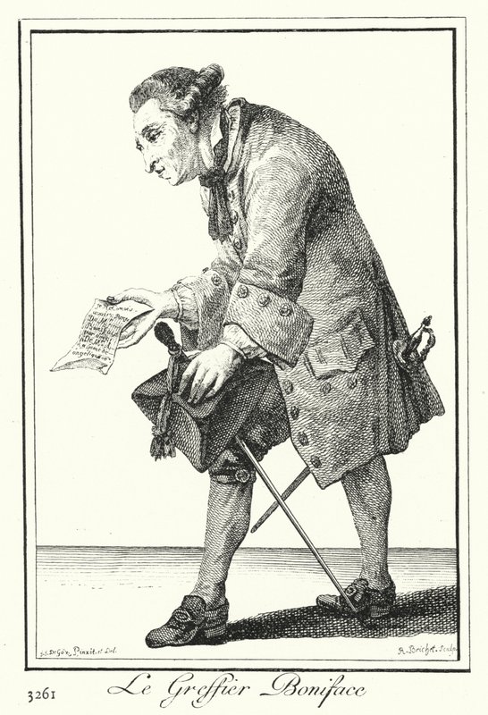 The Clerk Boniface by Joseph Franz von (after) Goez