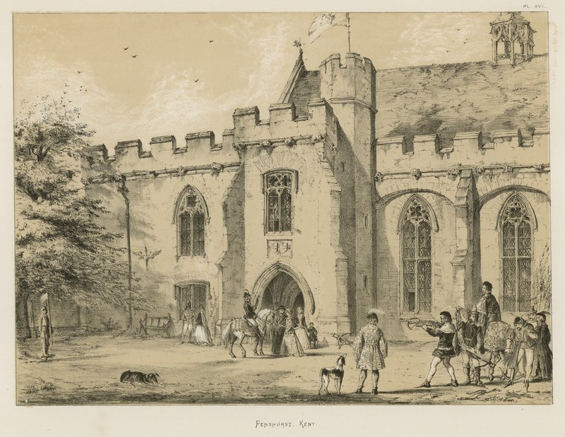 Penshurst, Kent by Joseph Nash