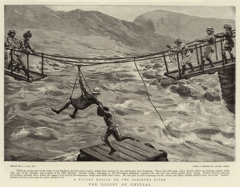 The Relief of Chitral by Joseph Nash