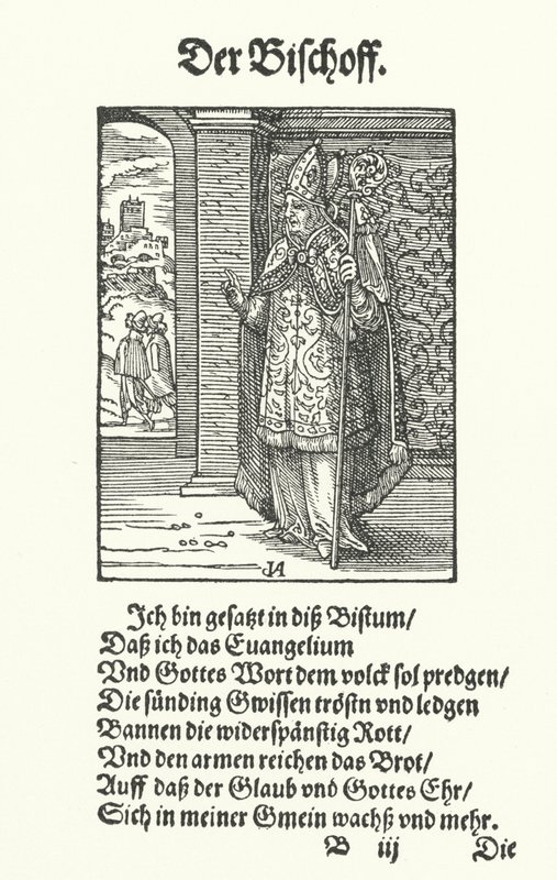 The Bishop by Jost (after) Amman