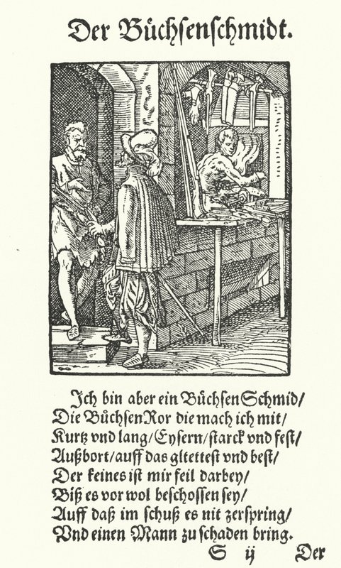 The Gunsmith by Jost (after) Amman